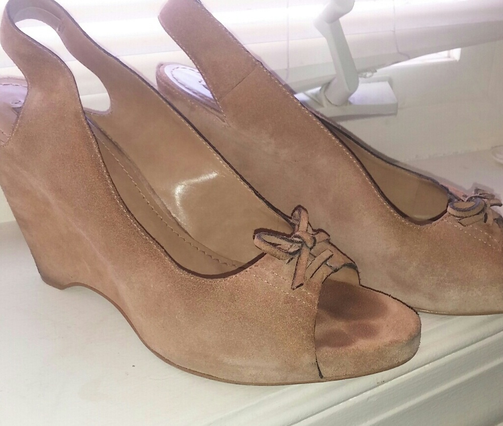 Nine West Suede Open Toe